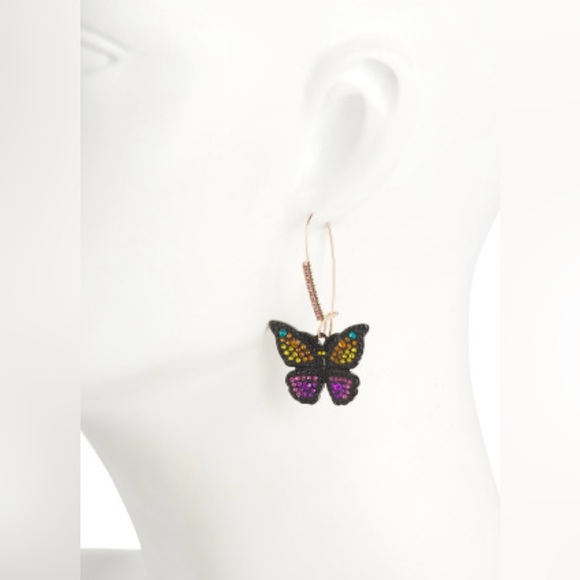 BETSEY JOHNSON
Butterfly Shepherd Hook Earrings - Picture 2 of 2